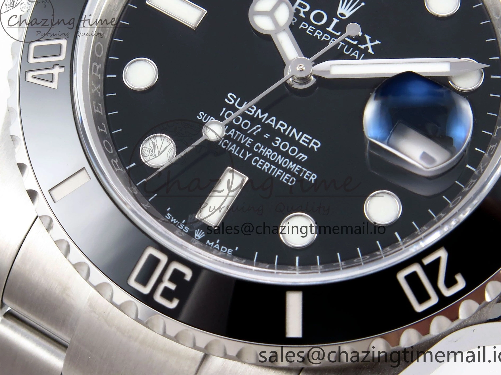 MiroTime 0125 OdorResistant Submariner 41mm 126610 LN Black Ceramic EWEF 1:1 Best Edition on Bracelet SH 1038